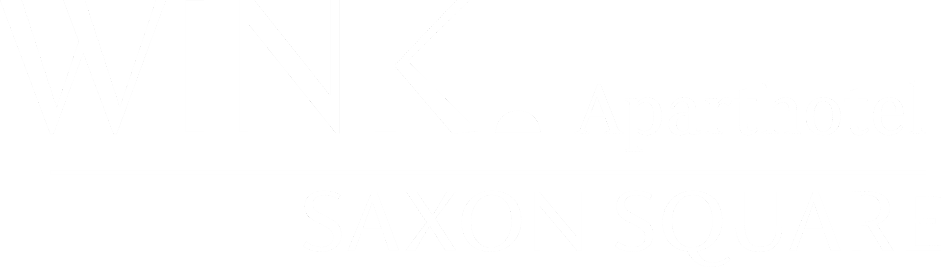 WINK Aparthotel Saxon Square Logo BW